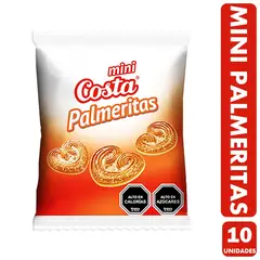COSTA - Palmeritas - Galletas Especiales Para ColaciónPack Con 10U