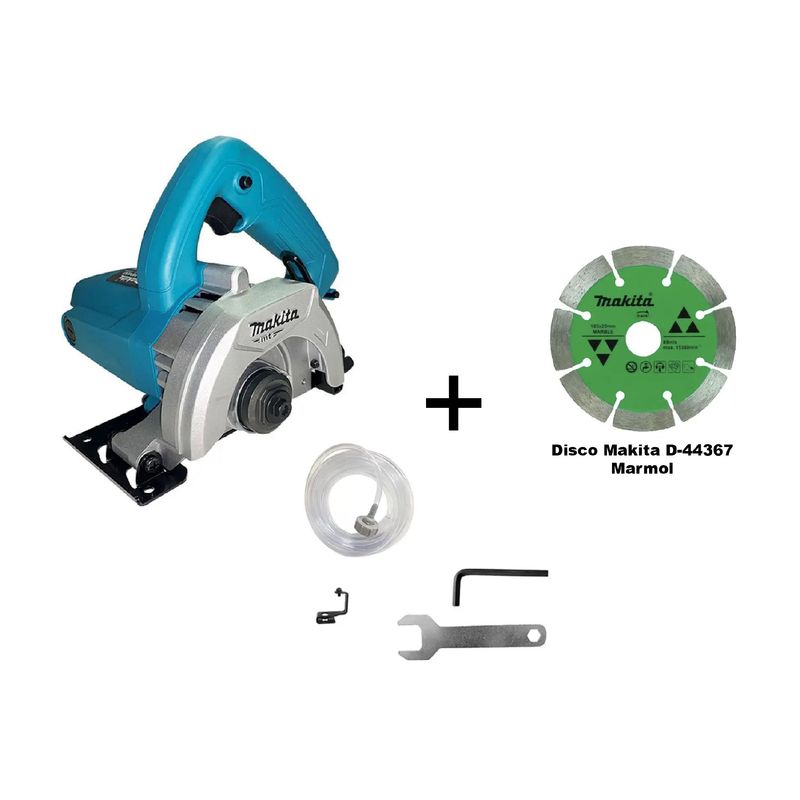 MAKITA - Sierra Mármol Húmedo Seco 110mm Makita M0400bc + Disco