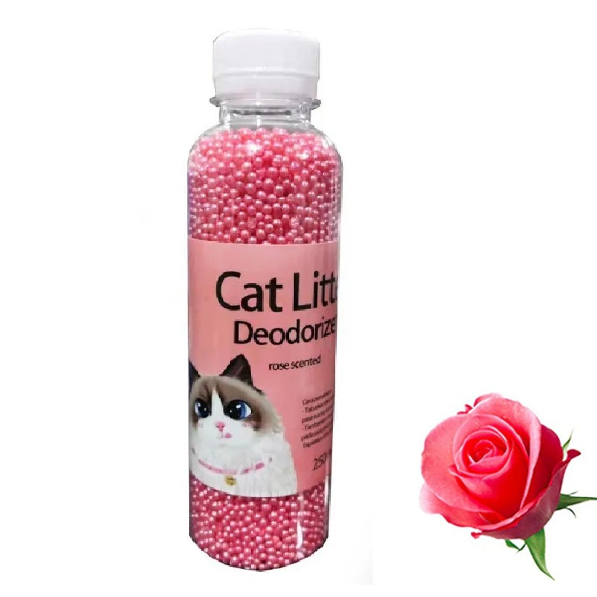 GENERICO - Perlas Desodorizantes Para Arena De Baños de gatos Rosa