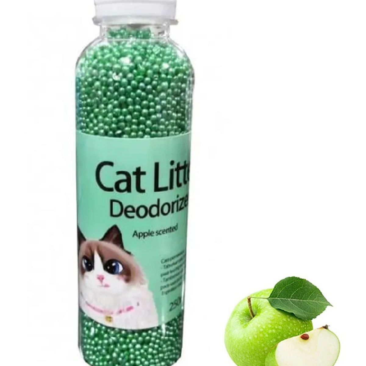 GENERICO - Perlas Desodorizantes Para Arena De Baños de gatos manzana