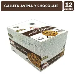 NUTRA BIEN - Galletas Avena Y Chocolate caja Con 12unidades