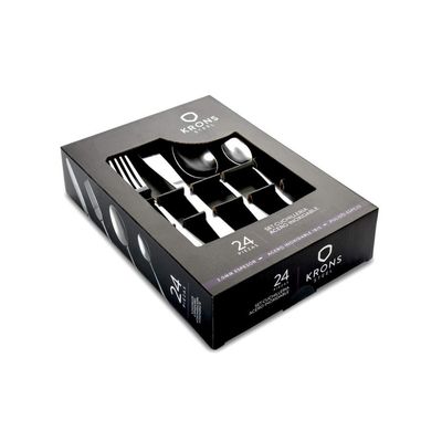 Imagen 2 del producto Set Cubiertos Vancouver Carnes Acero Inoxidable 24 Piezas