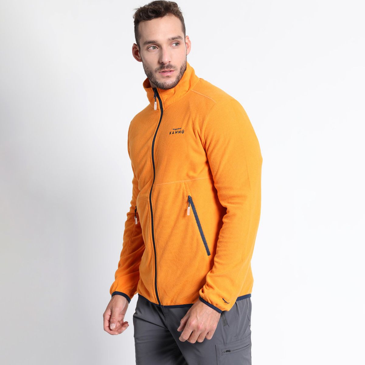 KANNU - Polar Squares Full Zip Hombre KANNU
