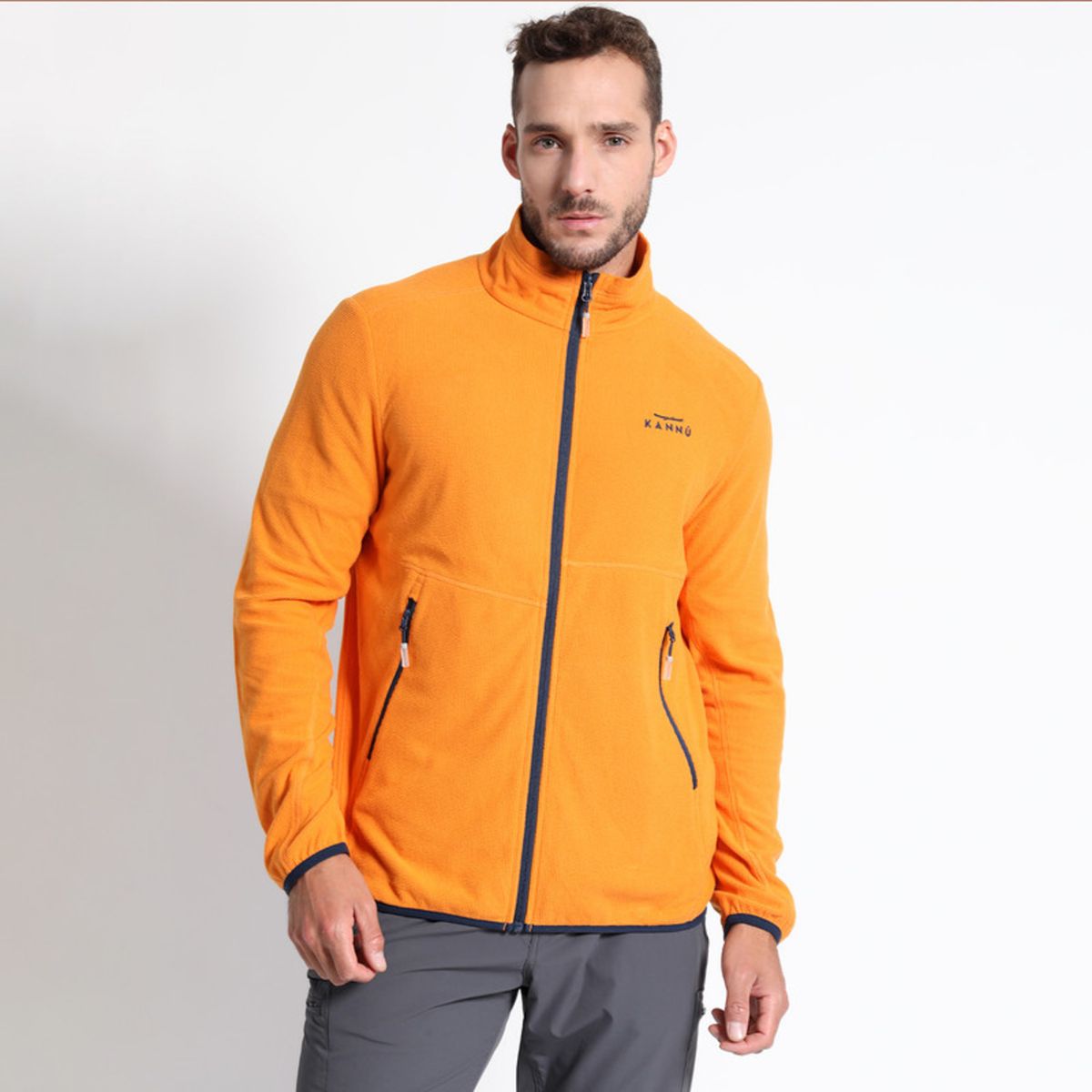 KANNU - Polar Squares Full Zip Hombre KANNU