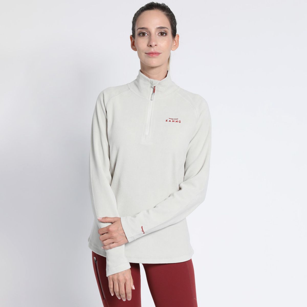 KANNU - Polar Termico Mujer Valle De La Luna Half Zipper KANNU