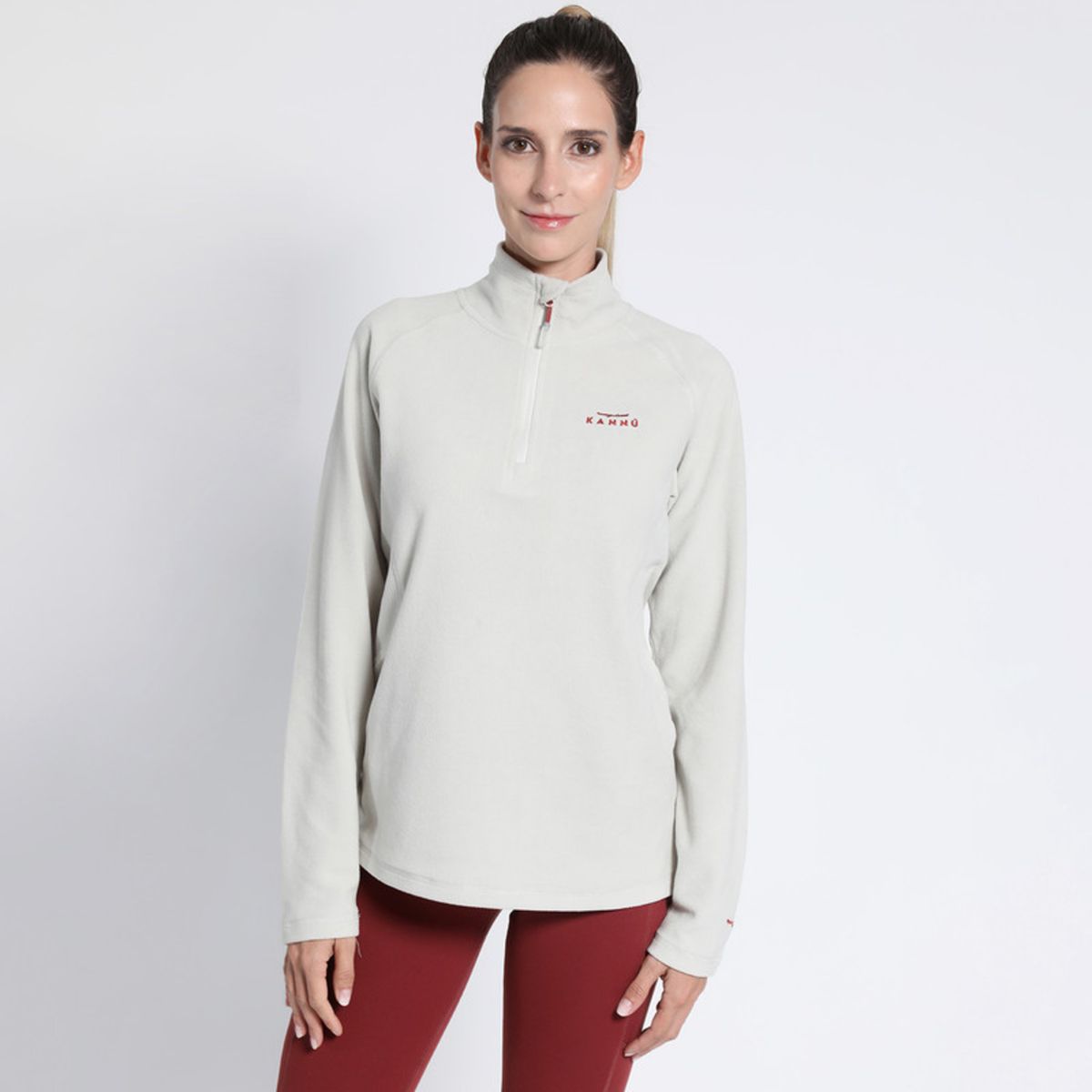 KANNU - Polar Termico Mujer Valle De La Luna Half Zipper KANNU