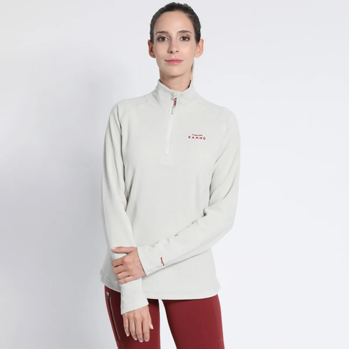 KANNU - Polar Termico Mujer Valle De La Luna Half Zipper KANNU