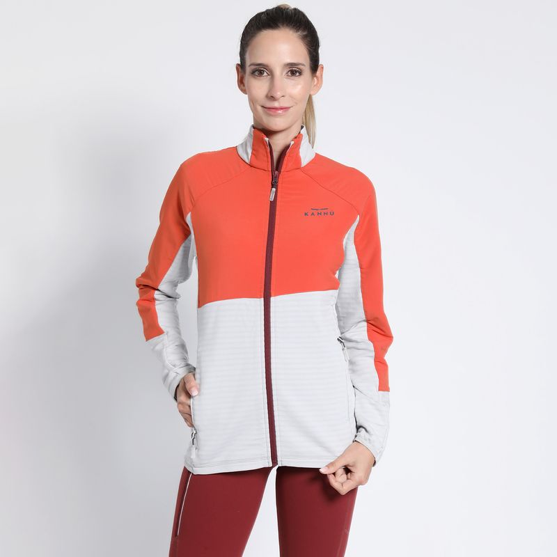 KANNU - Polar Trail Running Bitone Full Zipper Mujer KANNU