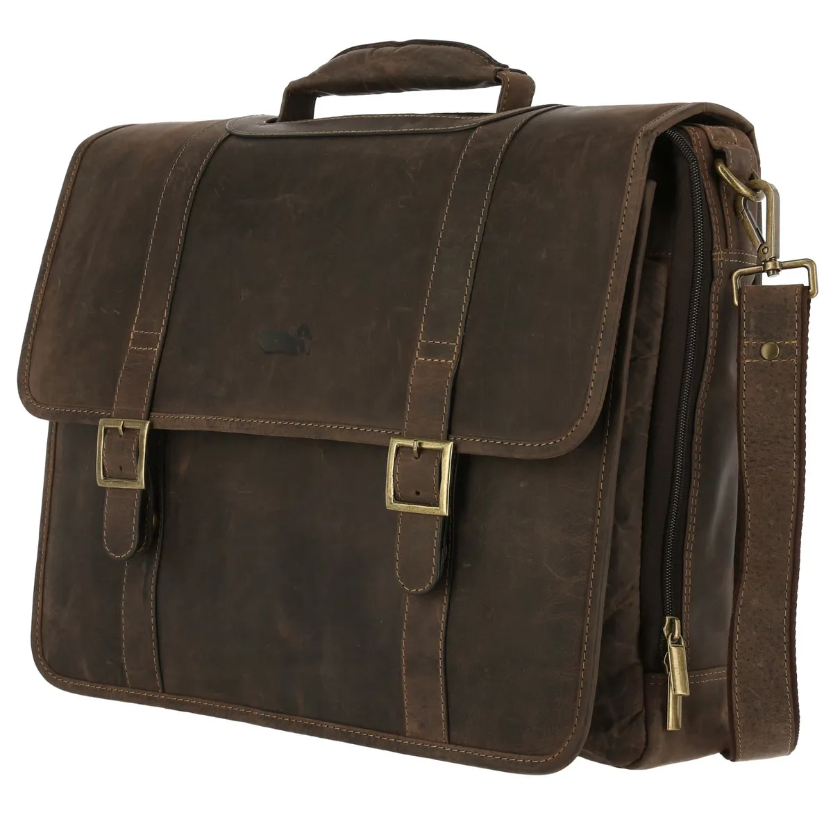 ROCKFORD - Maletín Cuero Hombre Ks Vail Café ROCKFORD