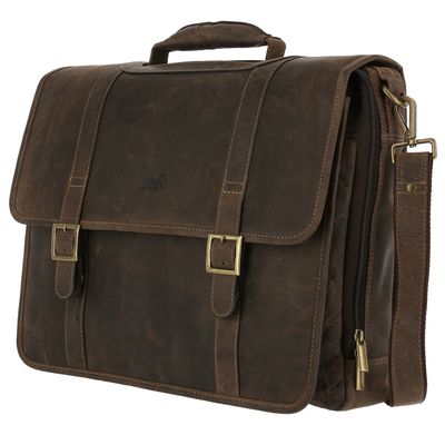 Imagen 2 del producto Maletín Cuero Hombre Ks Vail Café