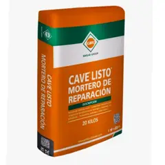 CAVE - Listo - Mortero reparación hormigón y albañilería Saco 20 Kg.