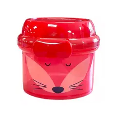 KEEP - Porta Snack Animal Collection II 280 ml Amarillo/Morado/Rojo - KIDO