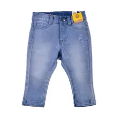PILLIN - Jeans Bebé Niña Celeste