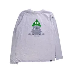 PILLIN - Polera Manga Larga Niño Gris claro