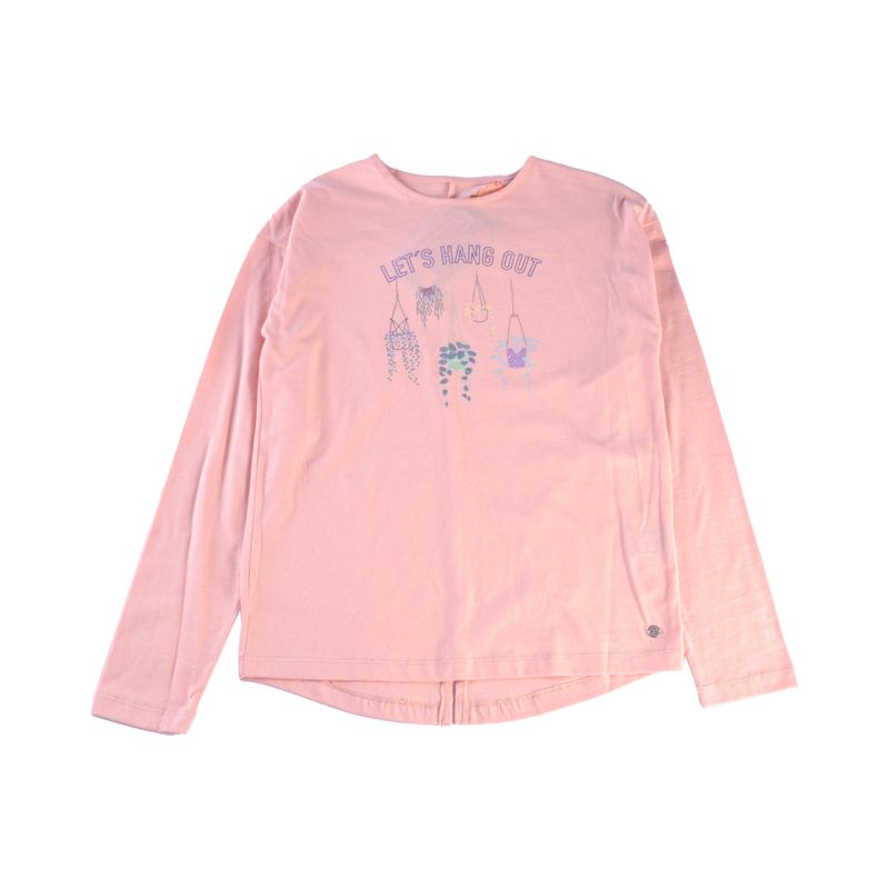 PILLIN - Polera Manga Larga Niña Rosado Pillin PILLIN