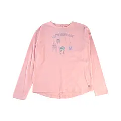 PILLIN - Polera Manga Larga Niña Rosado