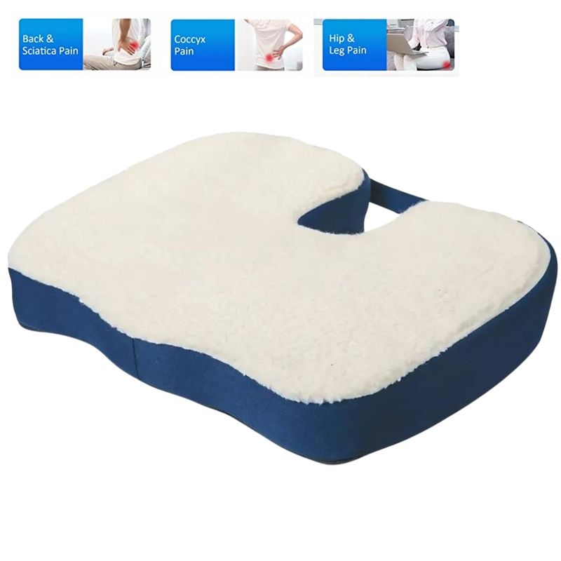 GENERICO - Cojin De Gel Y Espuma Asiento De Apoyo Confort