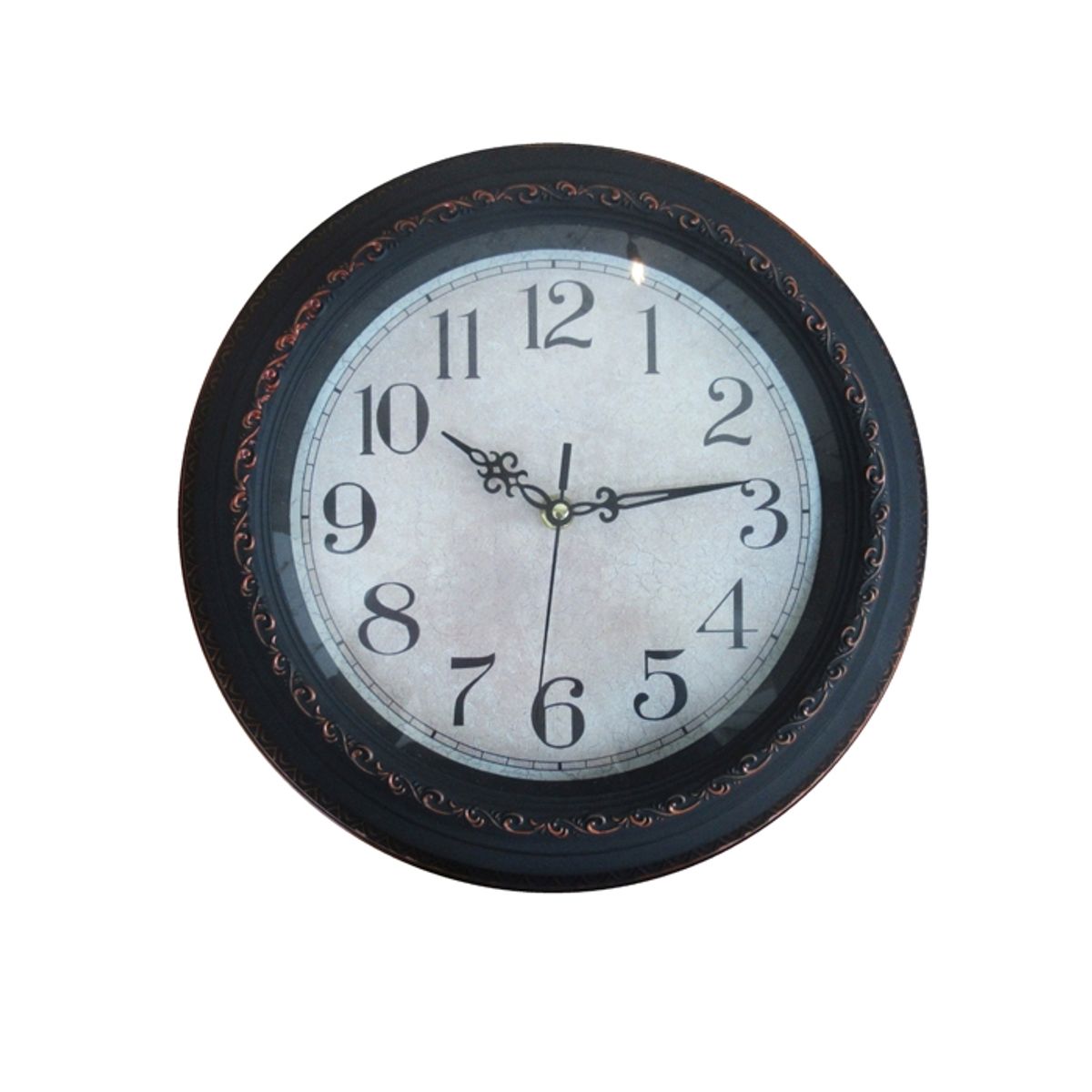 GENERICO - RELOJ PARED CLASSIC WOOD BROWN ( 31 x 4.5 x 31 cm)