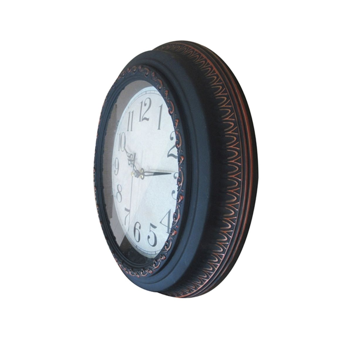 GENERICO - RELOJ PARED CLASSIC WOOD BROWN ( 31 x 4.5 x 31 cm)