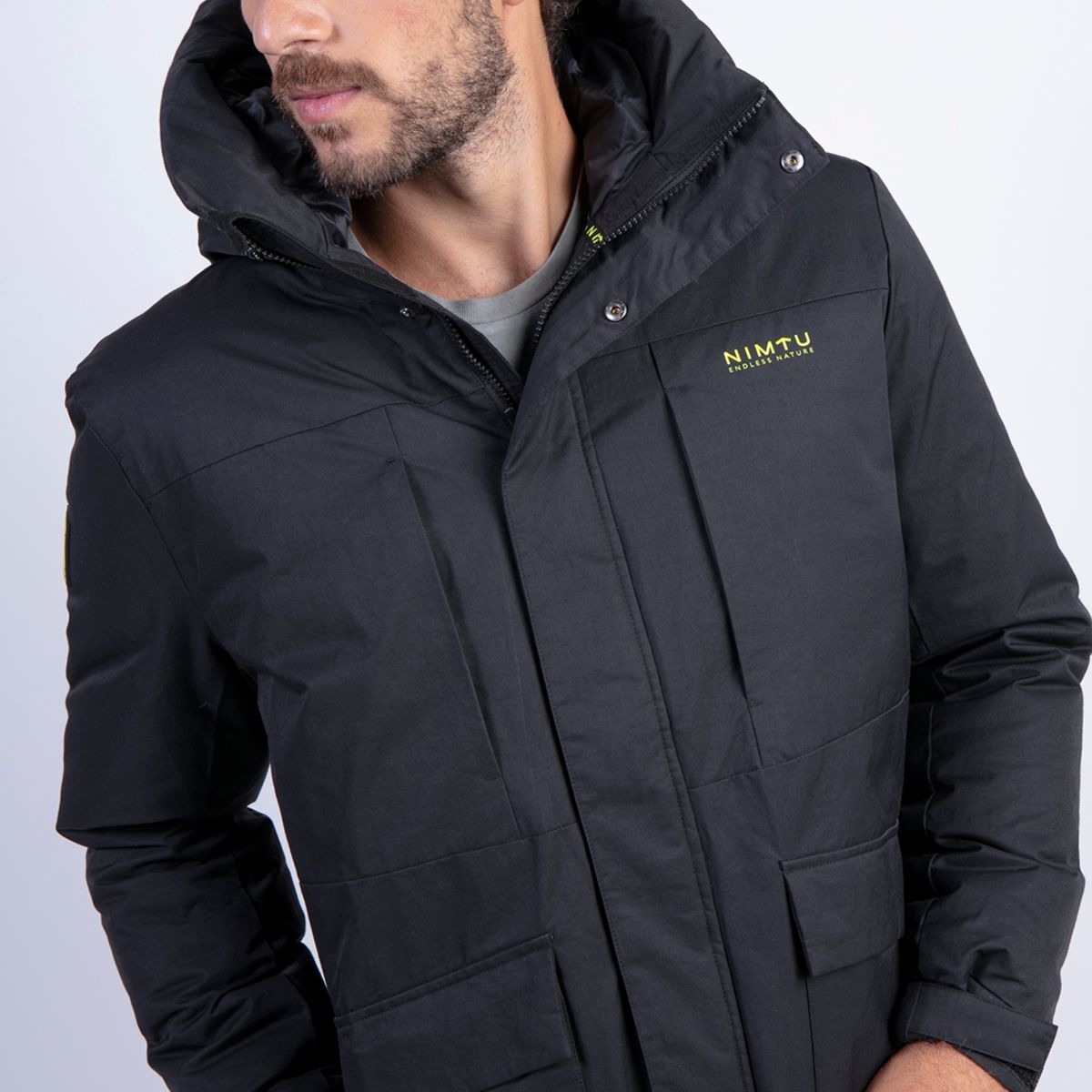 NIMTU - Chaqueta Urbana Chaiten Negro Nimtu