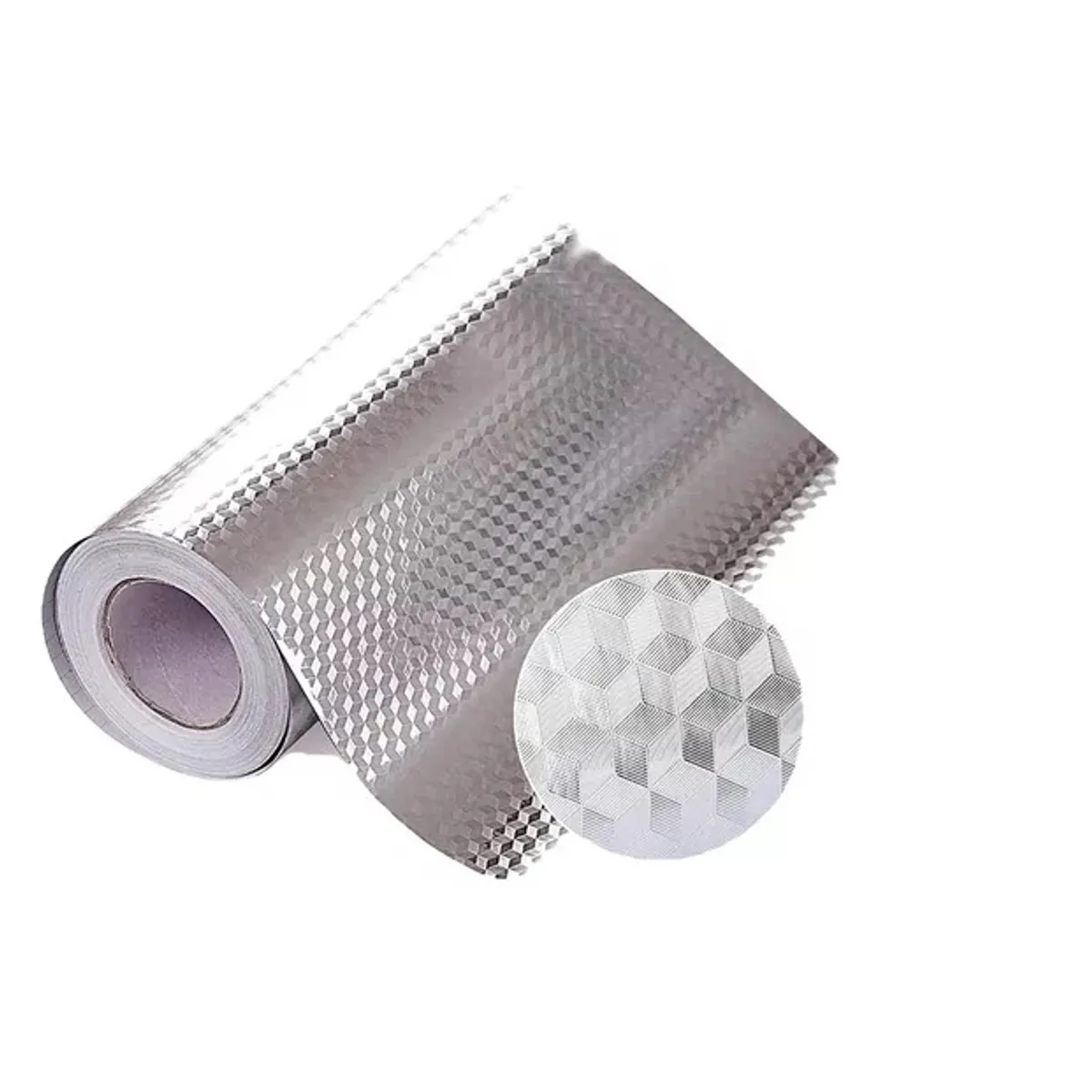 PASTELERIUS - Papel Mural Cocina Papel Aluminio Autoadhesivo Laminas 3mts