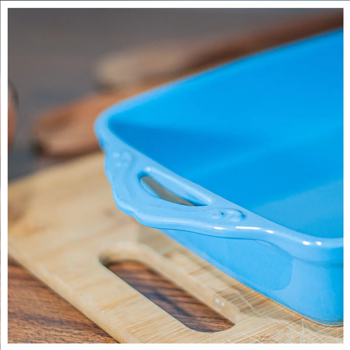 GENERICO - Fuente de Cerámica phorno tipo Gres - RECTANGULAR 31x20