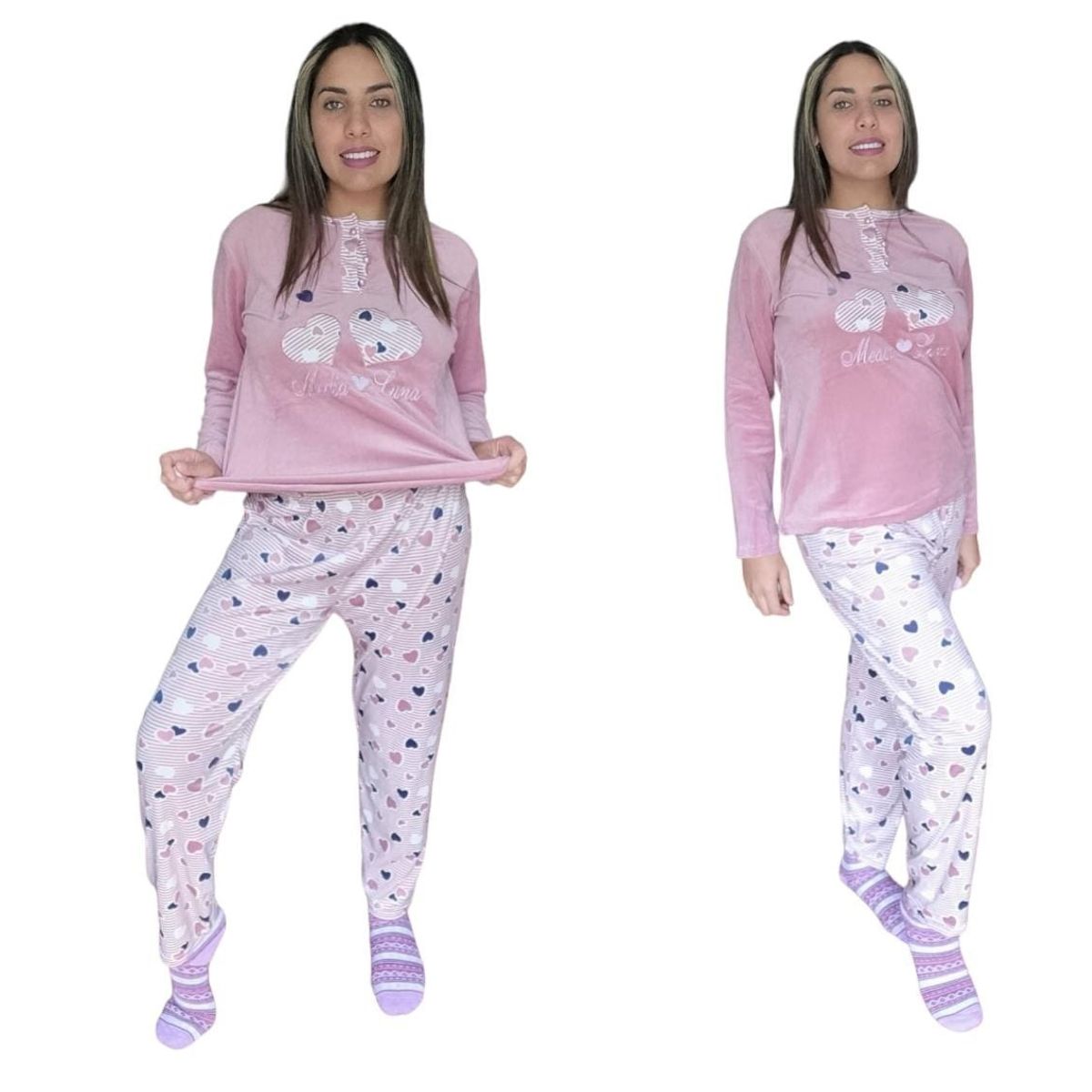AGW - Pack 2 Pijamas Mujer Plush