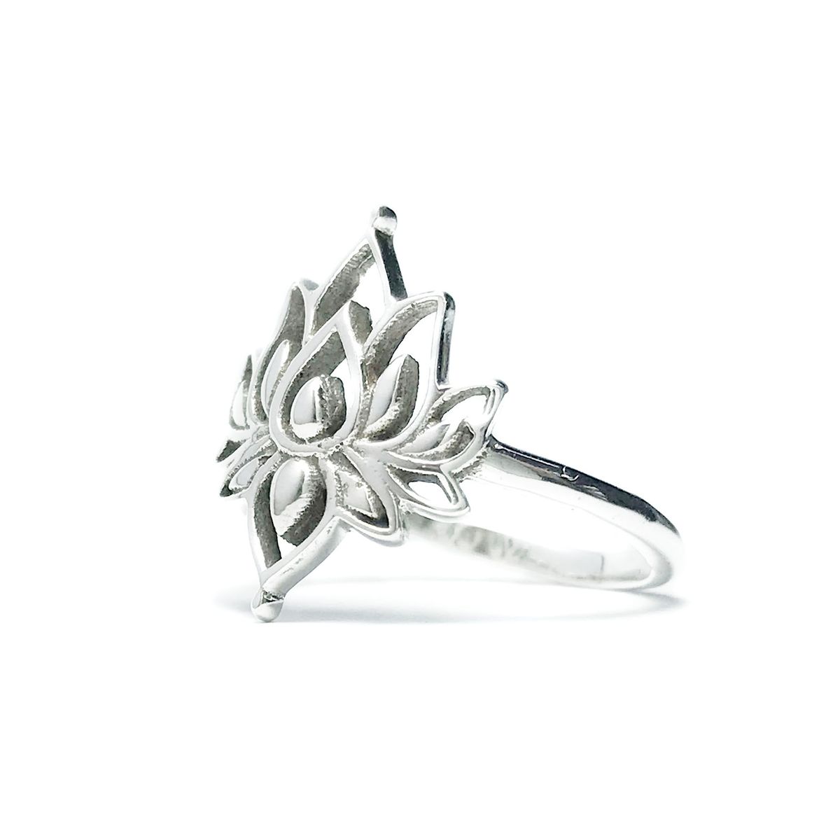 COGGIOLA - Anillo Flor Del Loto Plata Fina 925