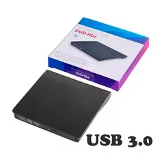 GENERICO - Grabador Externo Dvd CD Lector Usb 3.0