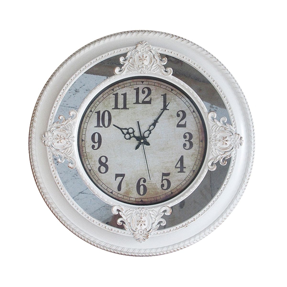 GENERICO - RELOJ PARED CLASSIC  MIRROR PROVENZAL (63 x 5 x 63 cm)