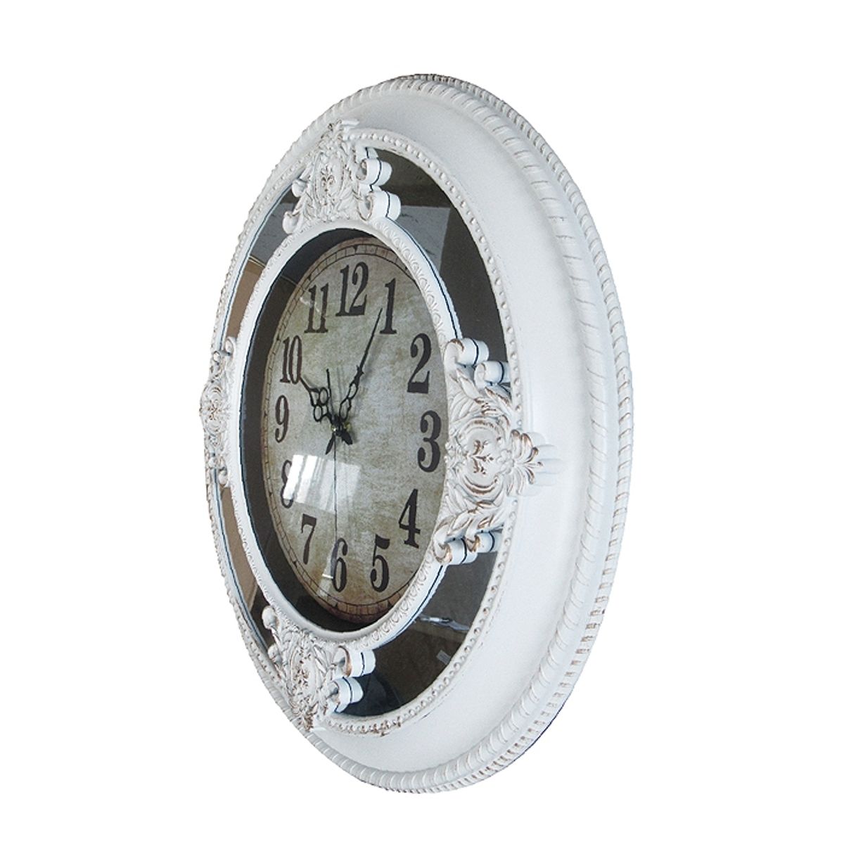 GENERICO - RELOJ PARED CLASSIC  MIRROR PROVENZAL (63 x 5 x 63 cm)