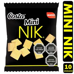 COSTA - Mini Nik - Galletas De Para Colación (Pack De 10 Uni)