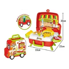 GENERICO - Maletin Carro Pizza Cocina 21 Accesorios