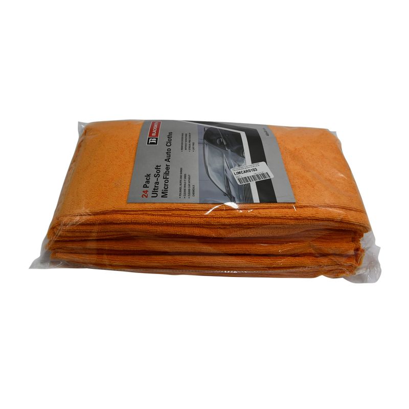 BLACKSMITH - Paños Microfibra Ultra Suave Multiproposito 24 Unidades