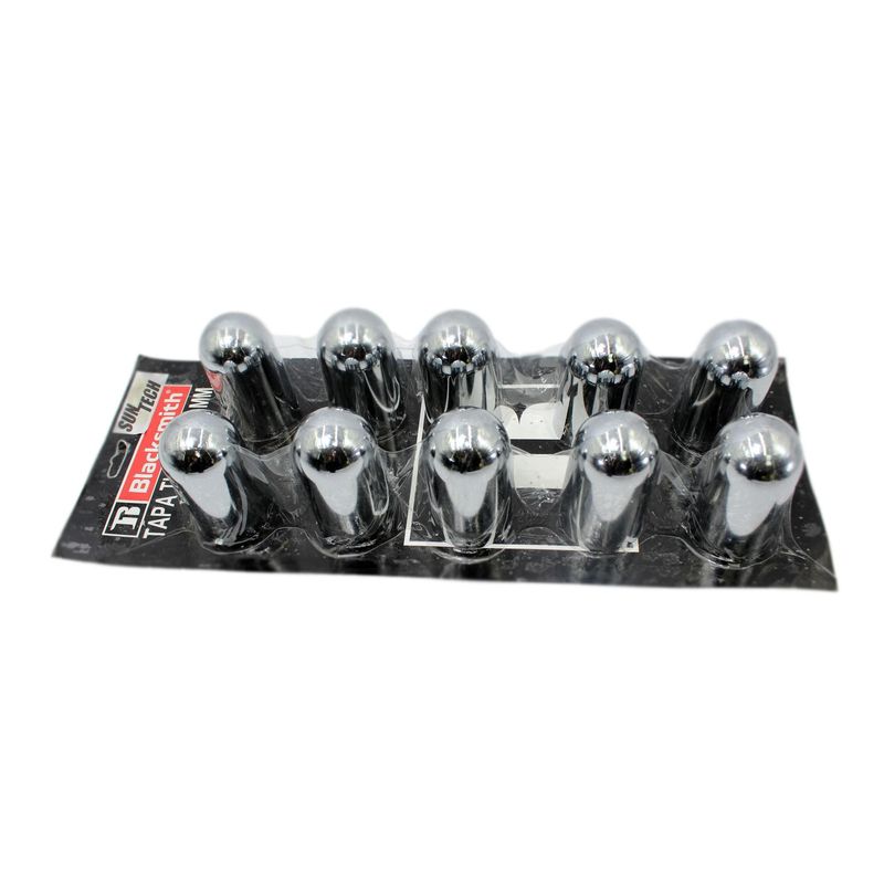 GOTEK - Tapa Tuerca Cromada  32-33 Mm - Media Esfera-con Hilo