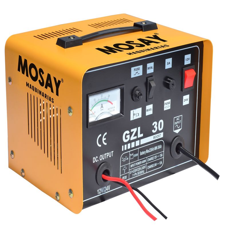 MOSAY - Cargador De Bateria 12V/24V Mosay GZL 30