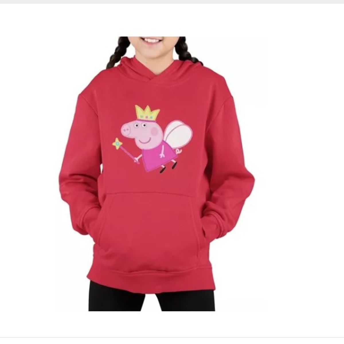 GENERICO - Polerón Niña Peppa Pig La Cerdita Hada