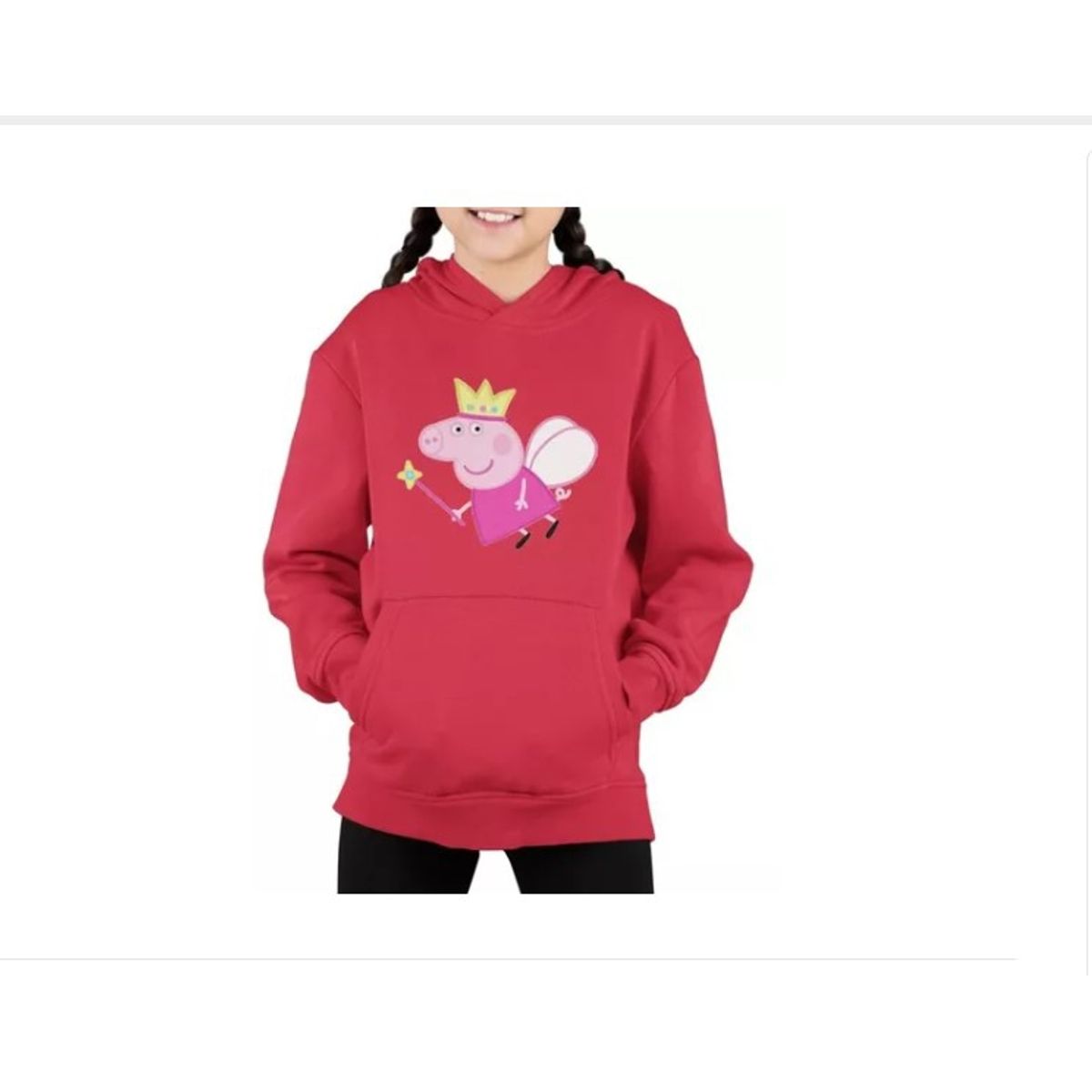 GENERICO - Polerón Niña Peppa Pig La Cerdita Hada