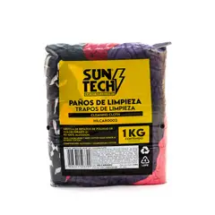 SUNTECH - PAÑO DE LIMPIEZA BI-COLOR 1 KG