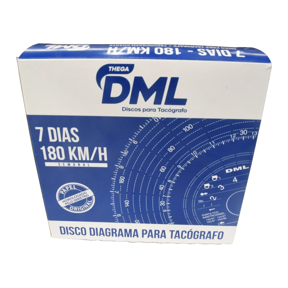 DML - Tarjeta Tacógrafo 7 Dias 180km Marca Dml Uso Camión Y Buses