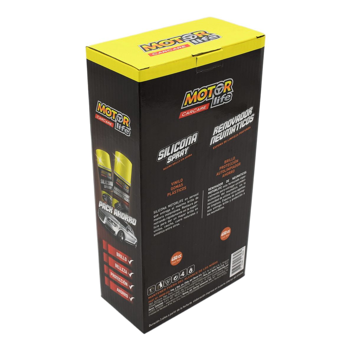 MOTORLIFE - PACK SILICONA + RENOVADOR MOTORLIFE