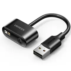 UGREEN - Adaptador de audio USB A a USB-C + AUX 3,5 mm