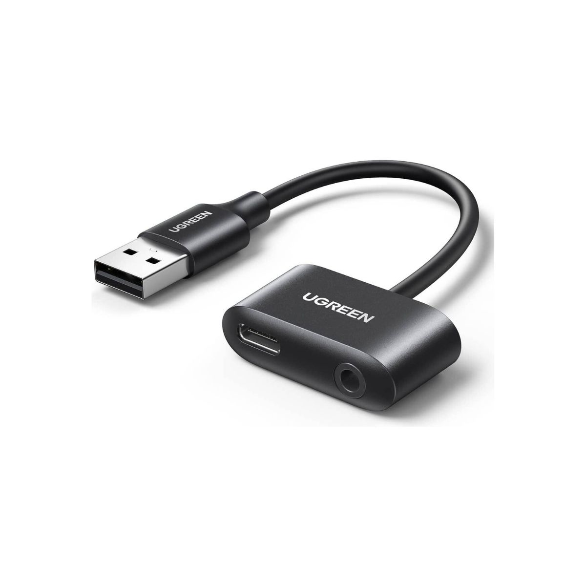 UGREEN - Adaptador de audio USB A a USB-C + AUX 3,5 mm UGREEN