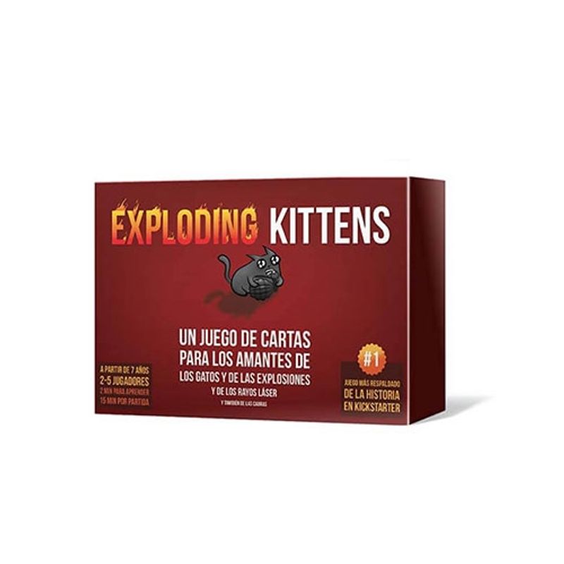 ASMODEE - Juego de cartas Exploding Kittens Español