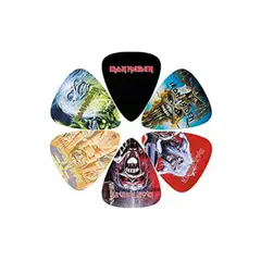 ROCKCABLE - LP-INM2 PACK UÑETAS 6 IRON MAIDEN PERRI'S LEATHERS