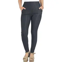 LOOK SHOP - Pantalón Leggins Tipo Jeans Calza Algodón 2 Bolsillos. 410