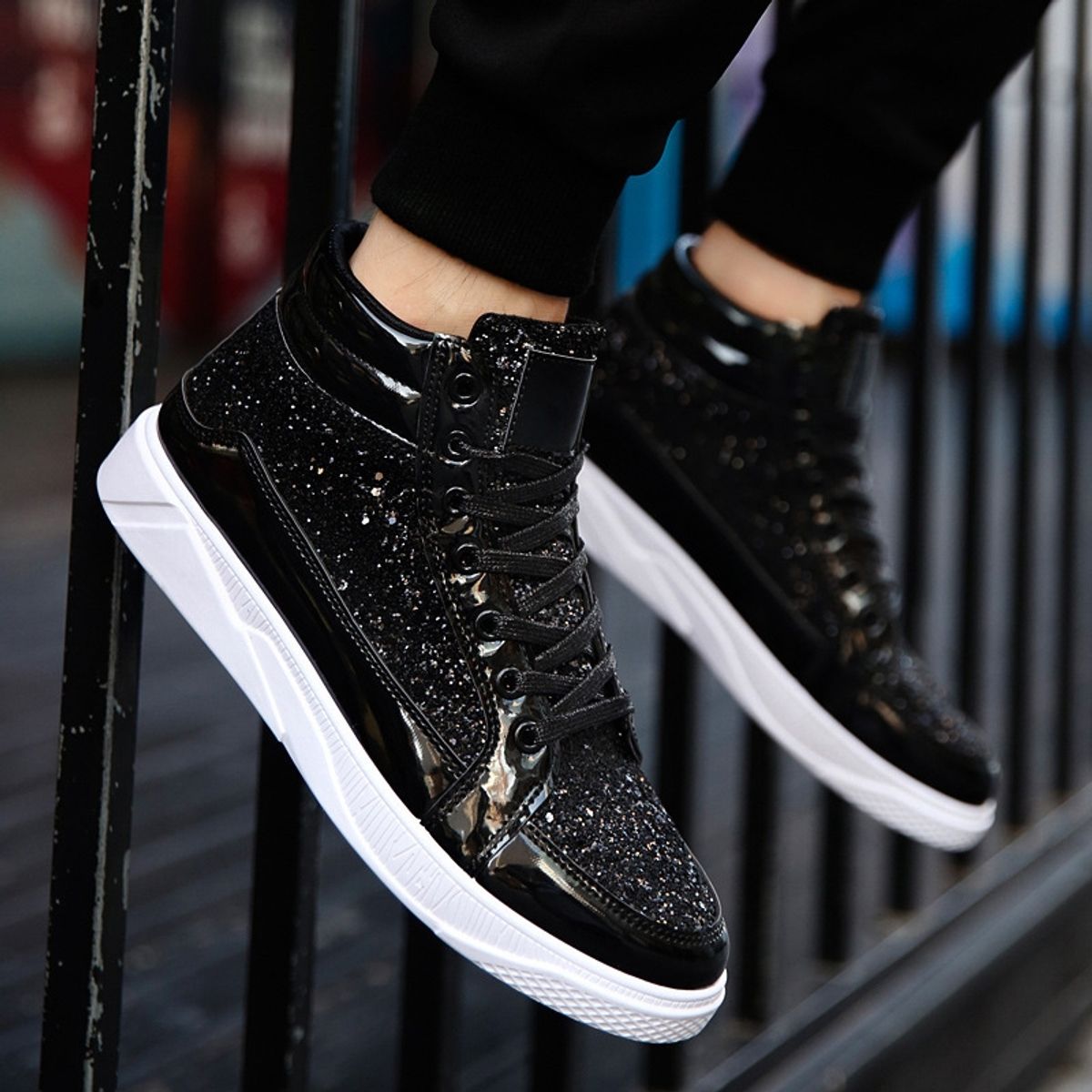 BLWOENS - Zapatillas para hombres -Negro