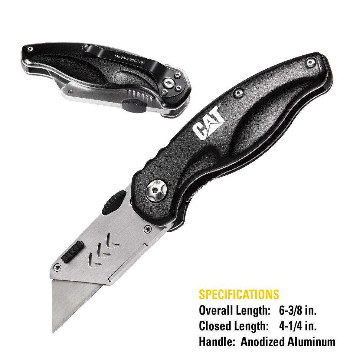 CAT - Cuchillo Utilitario Plegable Caterpillar 980018