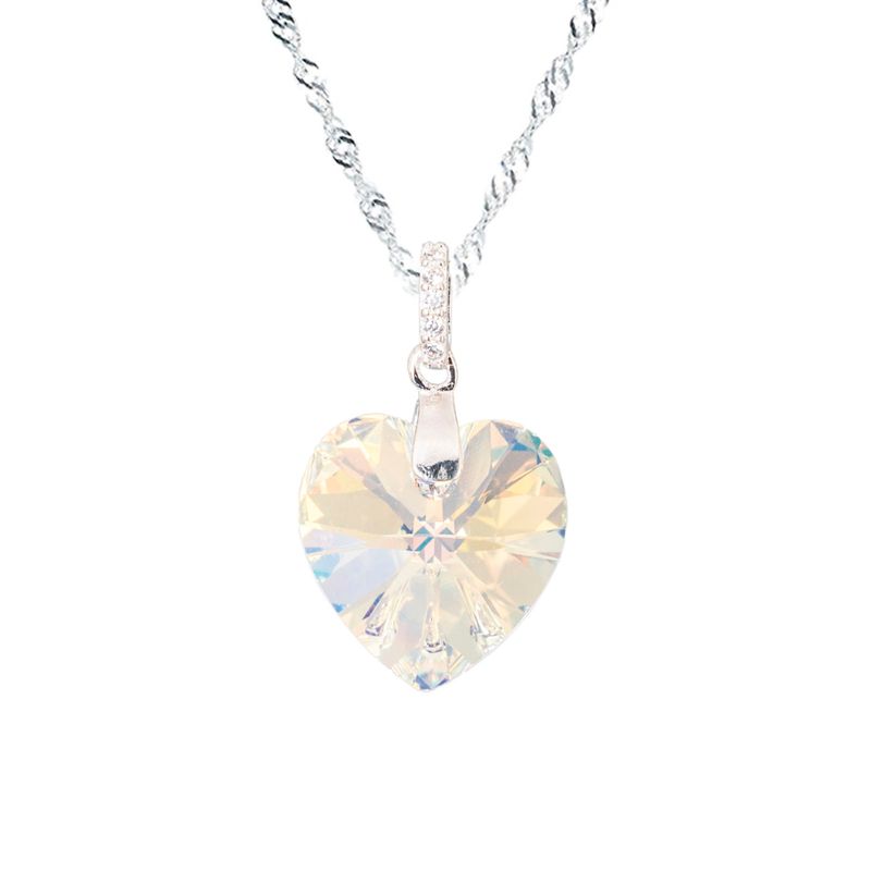 JOYAS MONTERO - Collar Gran Romance Cristales Genuinos Aurora Boreal