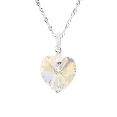 JOYAS MONTERO - Collar Gran Romance Cristales Genuinos Aurora Boreal